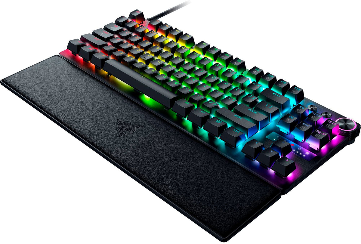Razer - Huntsman V3 Pro TKL Wired Analog Optical Linear Switch Gaming Keyboard with Snap Tap - Black