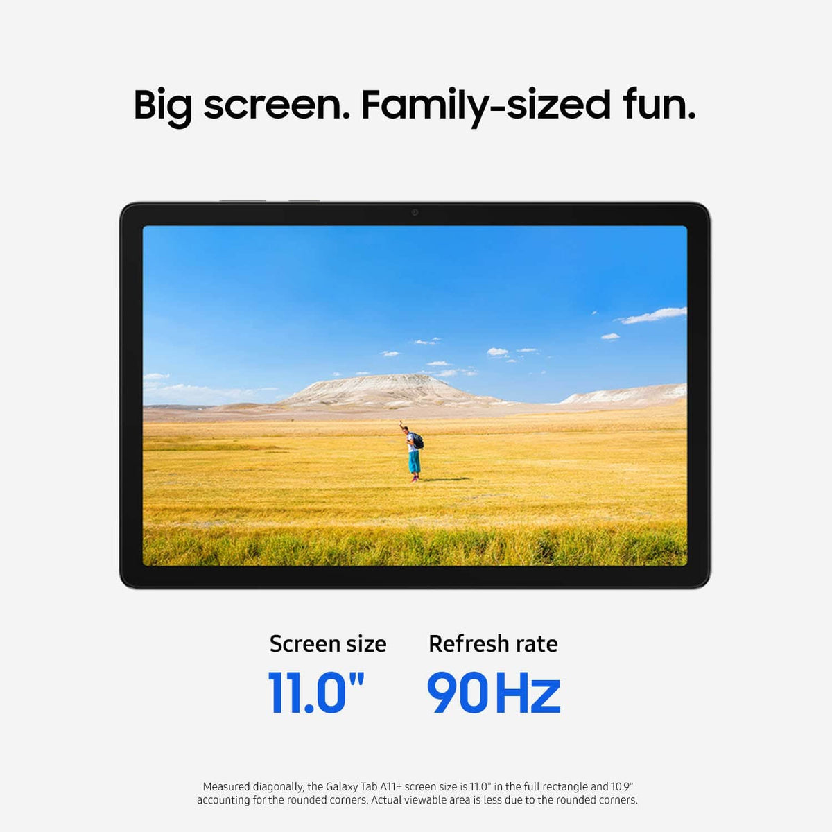 Samsung - Galaxy Tab A11+ - 11" 256GB - Wi-Fi - Gray