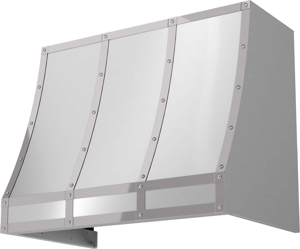 Zephyr - 36 inches - Convertible - Shell Range Hood - Stainless Steel