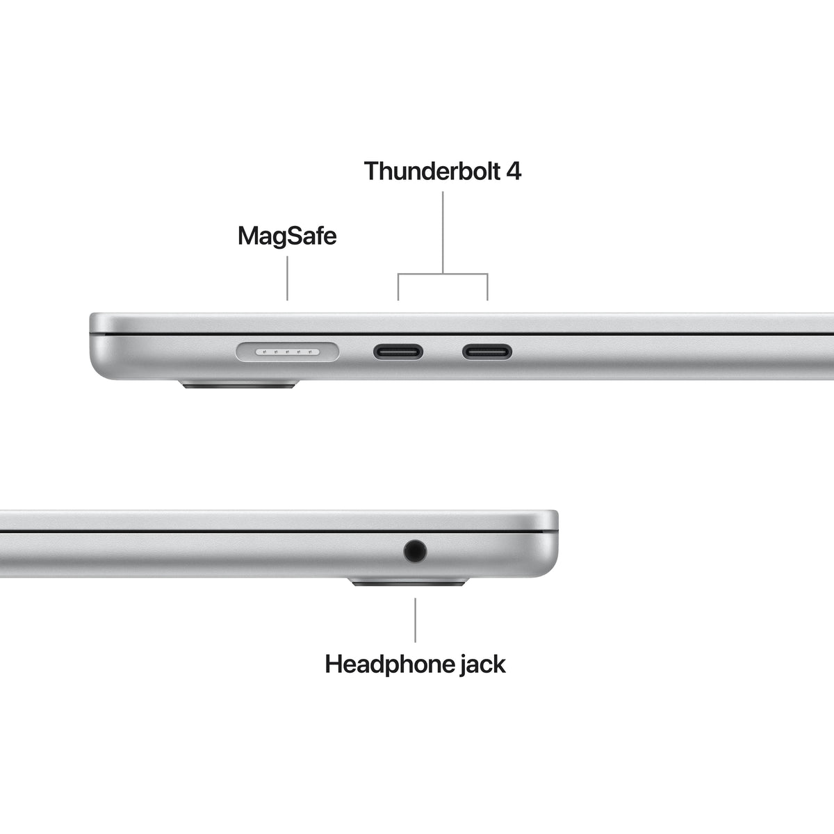Apple - Refurbished MacBook Air 15-inch Laptop - Apple M4 chip Built for Apple Intelligence - 16GB Memory - 256GB SSD - Silver