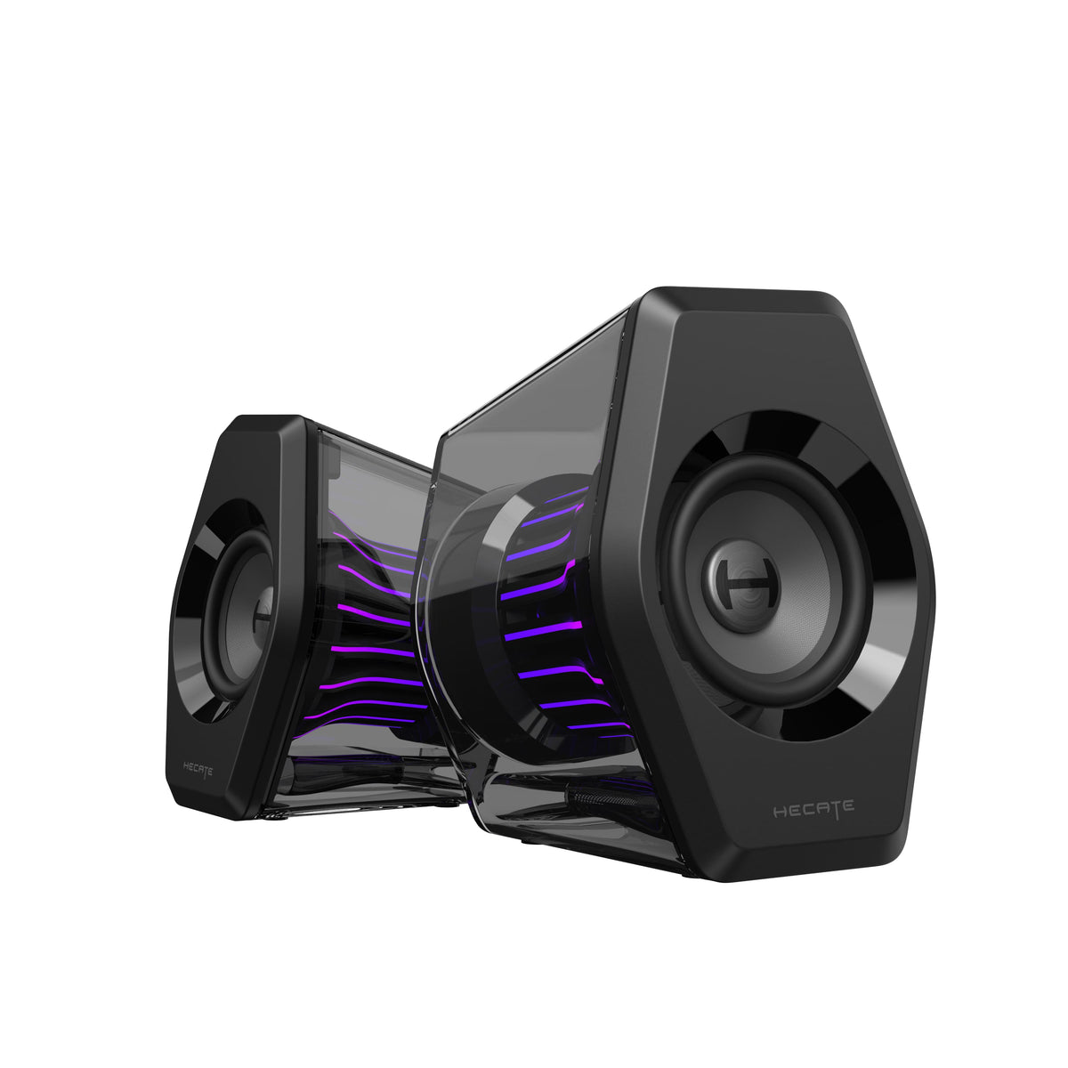 Edifier - G2000 Pro 2.0 Bluetooth Gaming Speakers with RGB Lighting (2-Piece) - Black