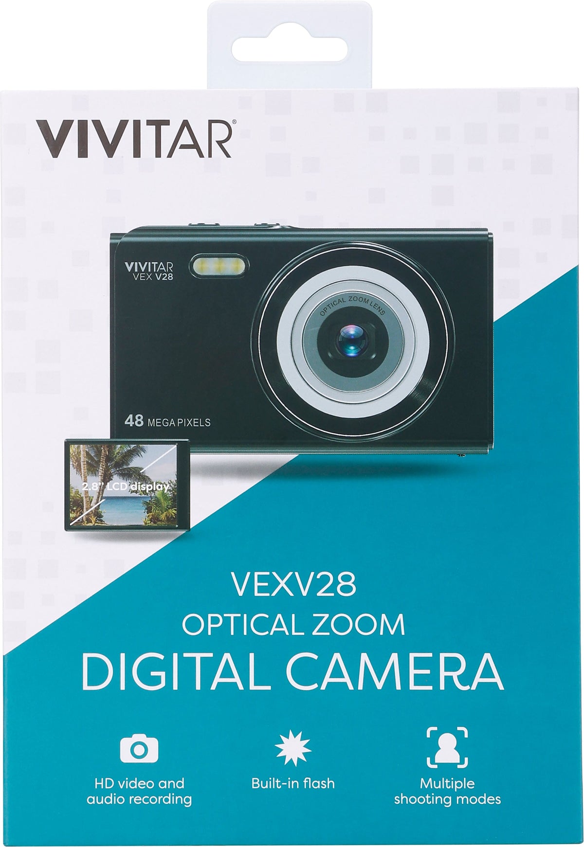 Vivitar - 6x Zoom Camera - Black