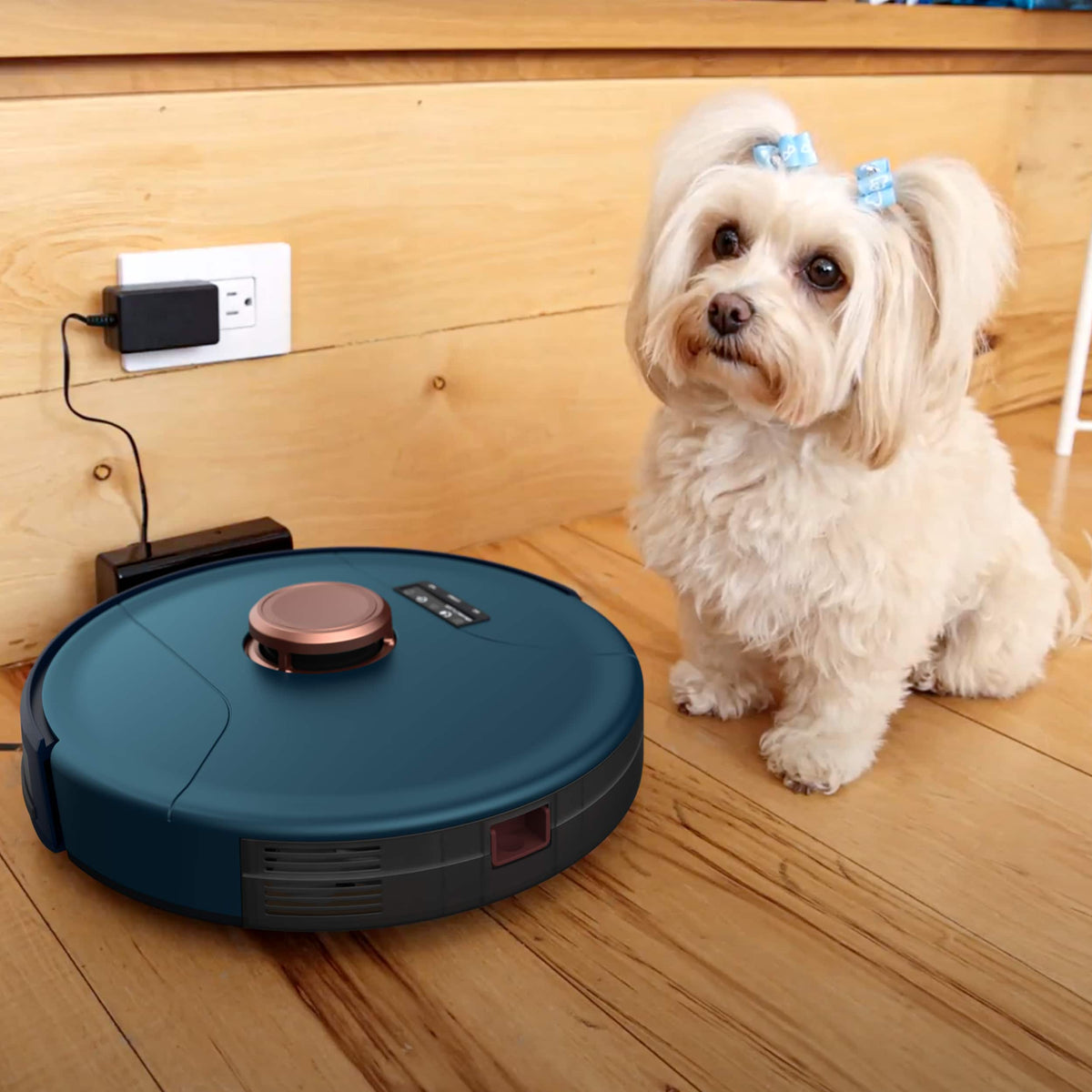 bObsweep - PetHair SLAM Wi-Fi Connected Robot Vacuum Cleaner, Phoenix - Midnight