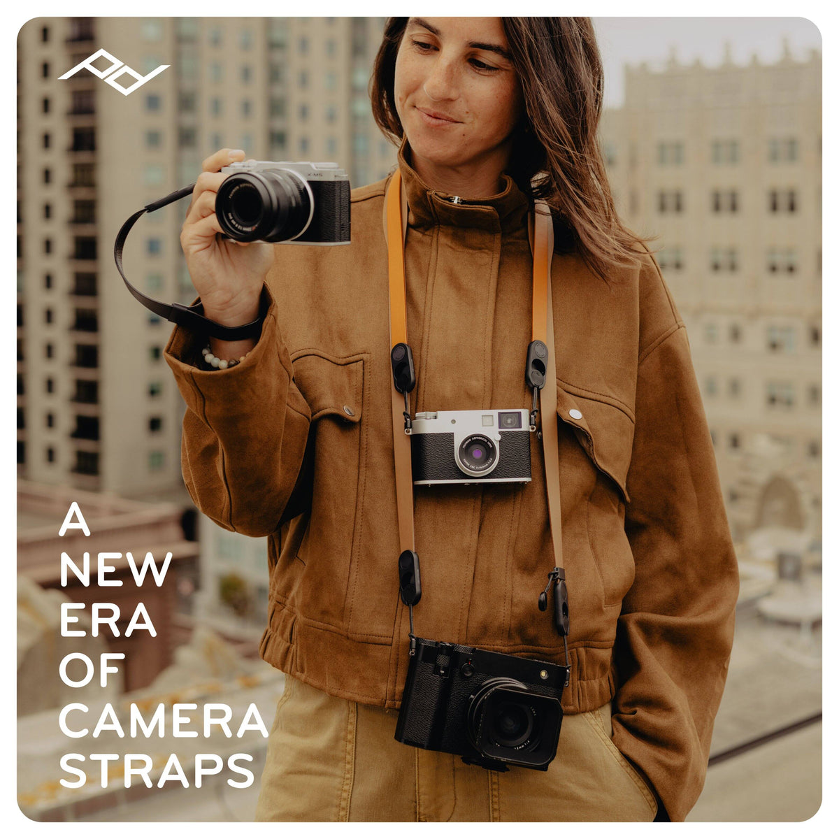 Peak Design - Form Leather Camera Strap Standard - Black
