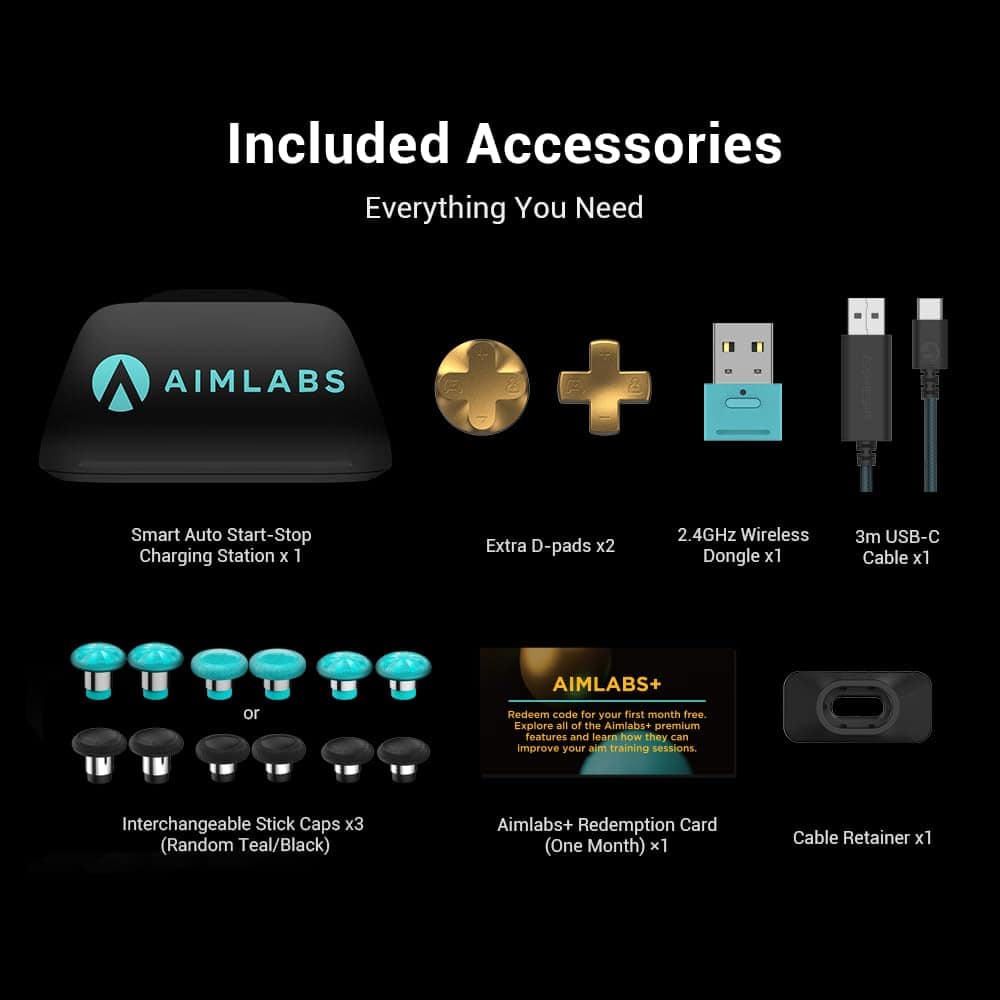 GameSir - G7 Pro 8K PC Aimlabs Edition Wireless Esports Controller for PC - Cyan