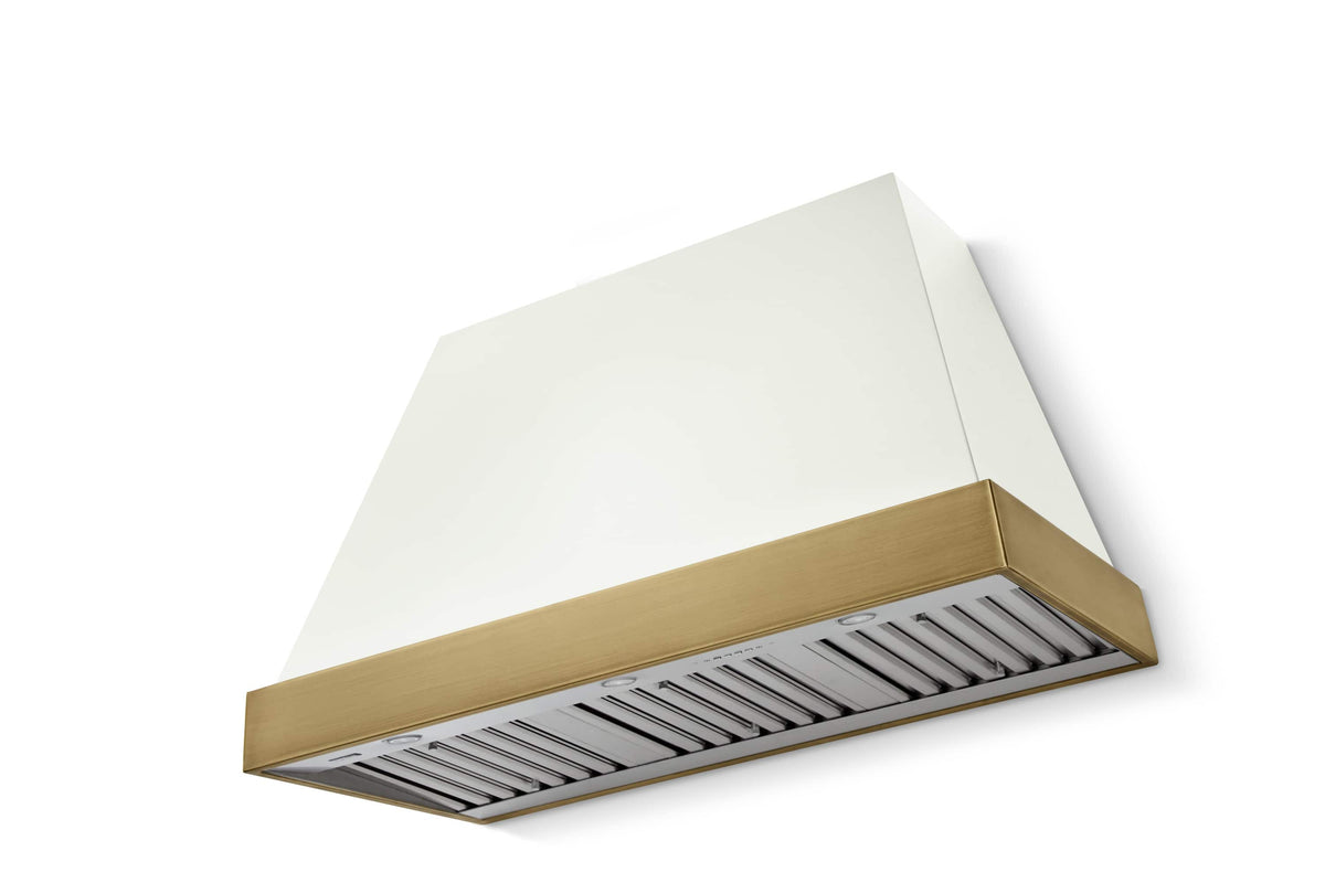 AGA - 48 inches - Externally Vented - Wall Range Hood - White