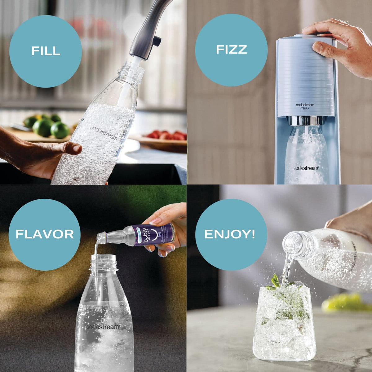 SodaStream - Terra Water Maker Kit - Blue