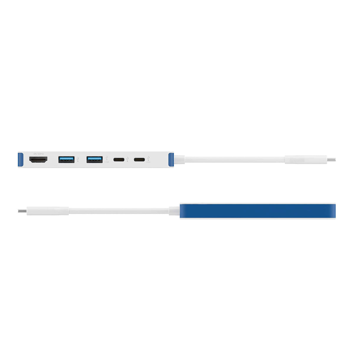 Hyper - HyperDrive Flex 5 Port USB-C Hub - Blue