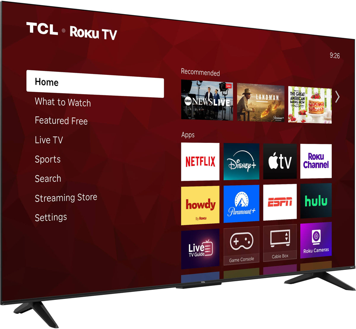 TCL - 55" Class S55LR Series 4K UHD HDR LED Smart TV with Roku TV (2026)
