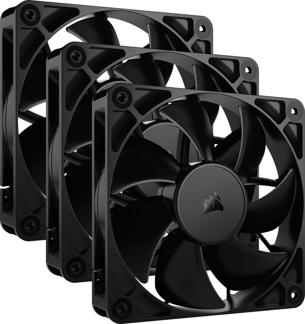 CORSAIR - RS120 120mm PWM Computer Case Fan Expansion Fan - Black