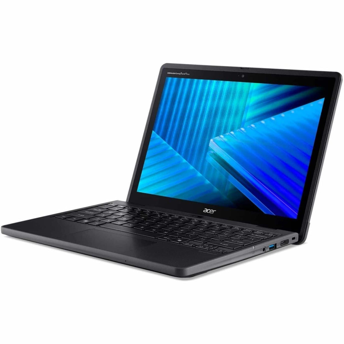 Acer - TravelMate B3 Spin 12 TMB312R-31 2-in-1 12.2" IPS LCD 1920 x 1200 (WUXGA) Touch Screen Laptop - Intel N-Series -128 eMMC - Black