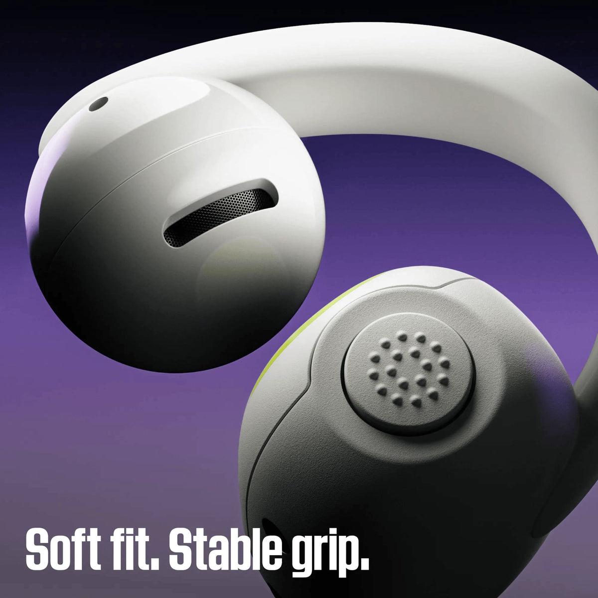 Bose - Sport Open Earbuds Wireless Bluetooth Open-ear Running Earbuds with Secure Fit, and IP54 Sweat Resistance - White Smoke