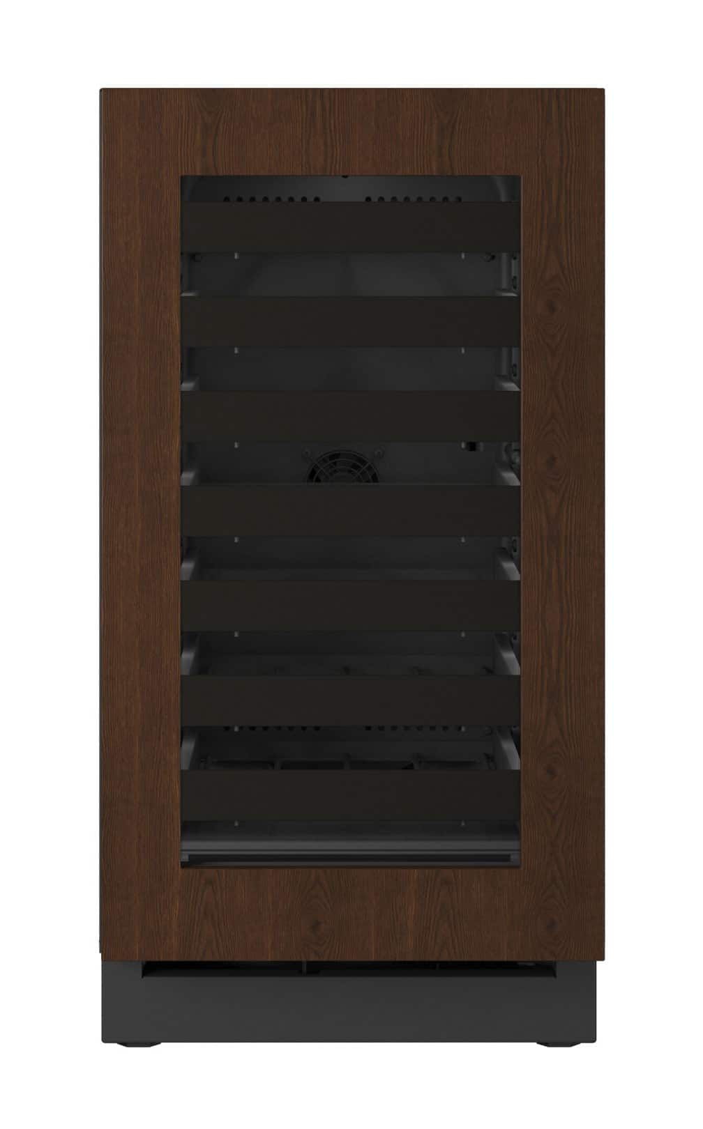 U-Line - 18"W. 3.5 Cu.Ft. Built-In Wine Refrigerator-Panel Ready Frame/Glass - Integrated Frame