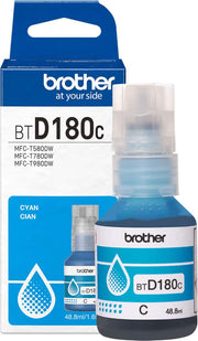 Brother - Genuine BTD180C High-Yield Cyan Ink Bottle
