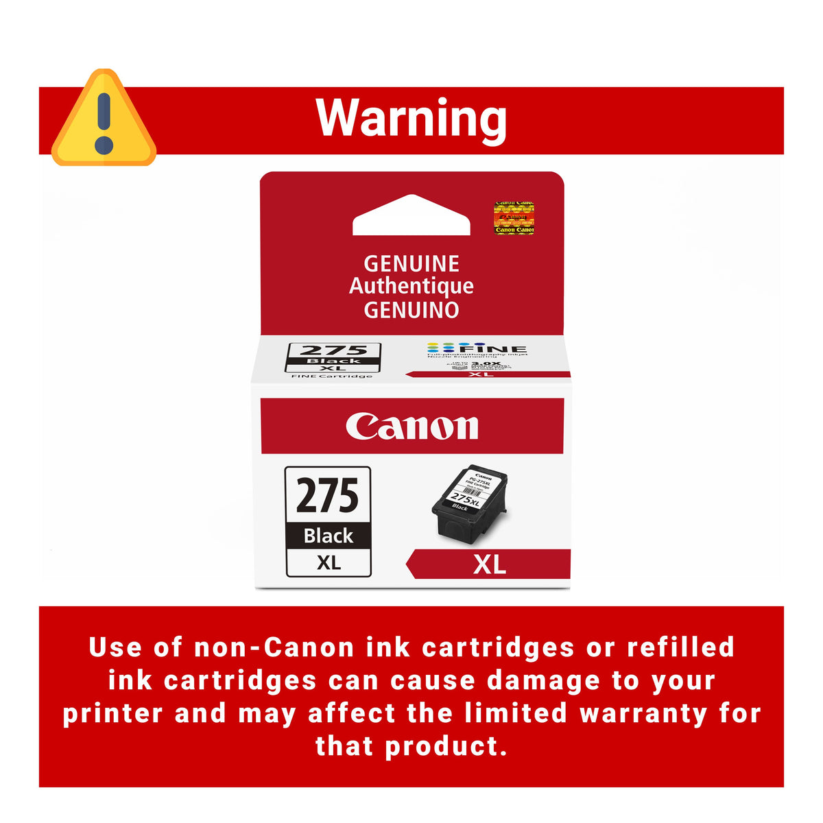 Canon - PG-275XL High-Yield Ink Cartridge - Black