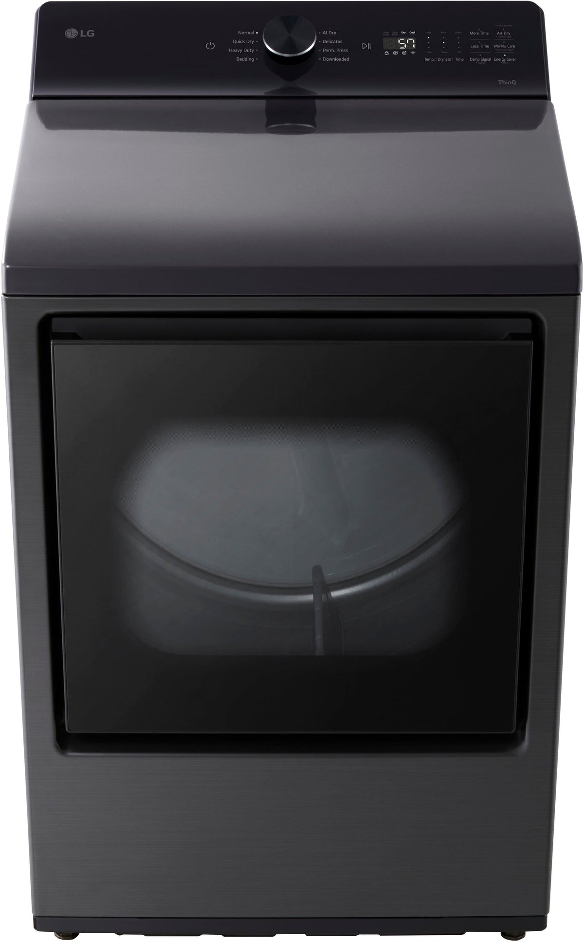 LG - 7.3 Cu. Ft. Smart Gas Dryer with Sensor Dry - Custom Panel Ready