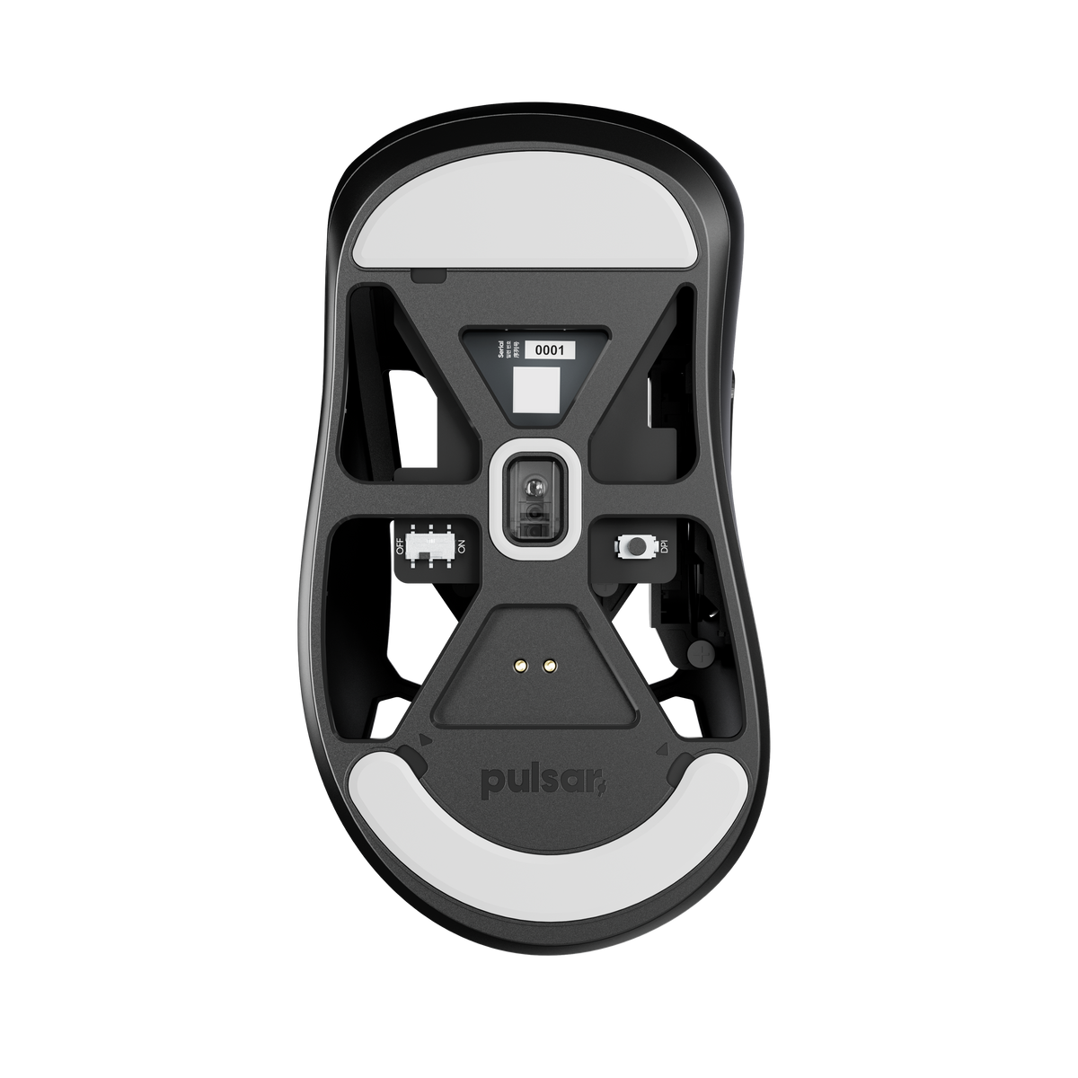 Pulsar - Feinmann F01 Wireless Magnesium Mouse - Wireless - Black