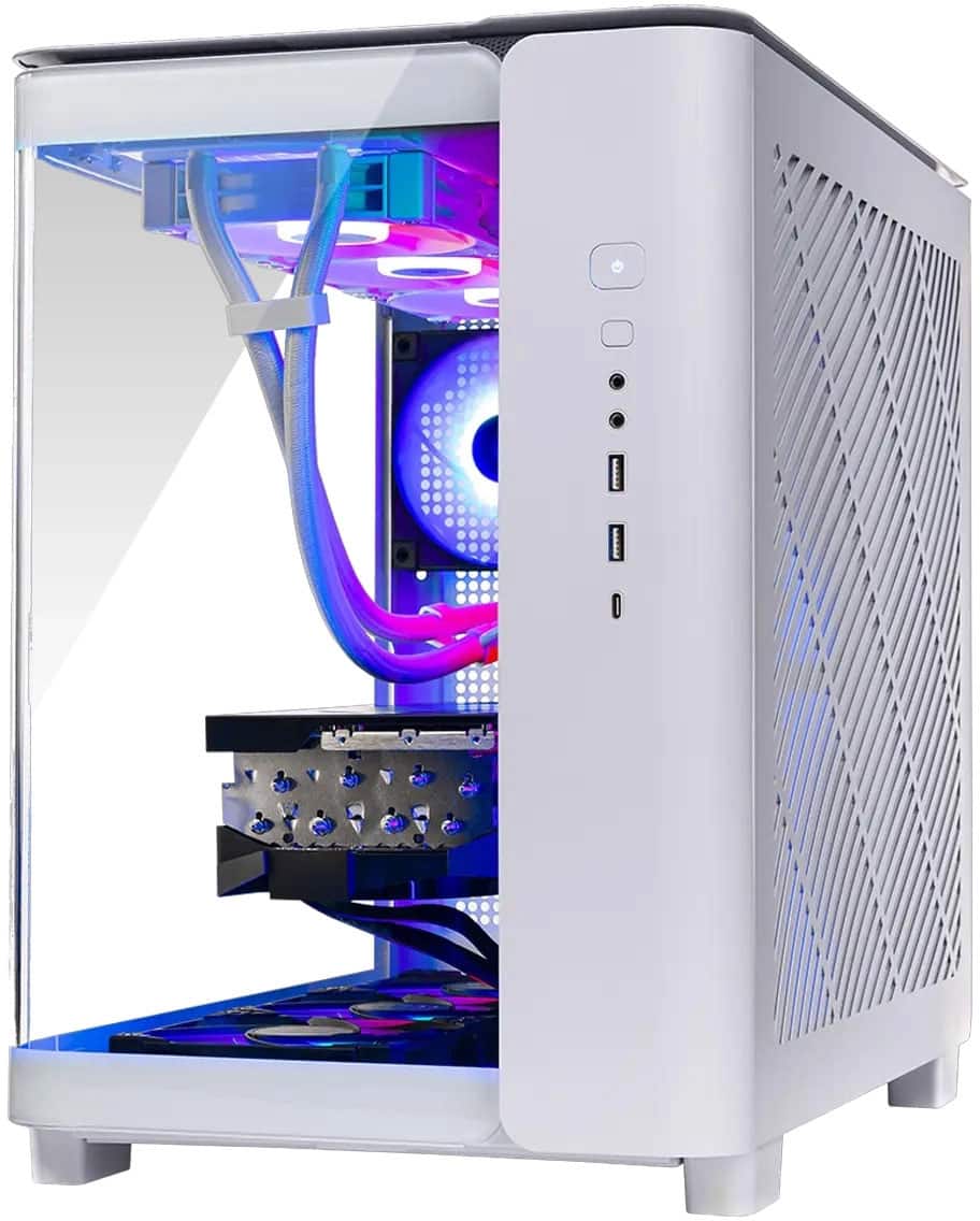 Skytech Gaming - King 95 Gaming PC - AMD Ryzen 7 9700X - 16GB Memory - NVIDIA GeForce RTX 5060 Ti 8G - 1TB NVMe SSD - White