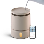 Blueair - Smart Dreamwell Evaporative Humidifier, 1-Gallon Tank, Mist & Mold Free, 596 sq ft - Beige