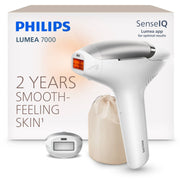 Philips - Lumea 7000 Series IPL Hair Removal Device -with SenseIQ Technology - Silver