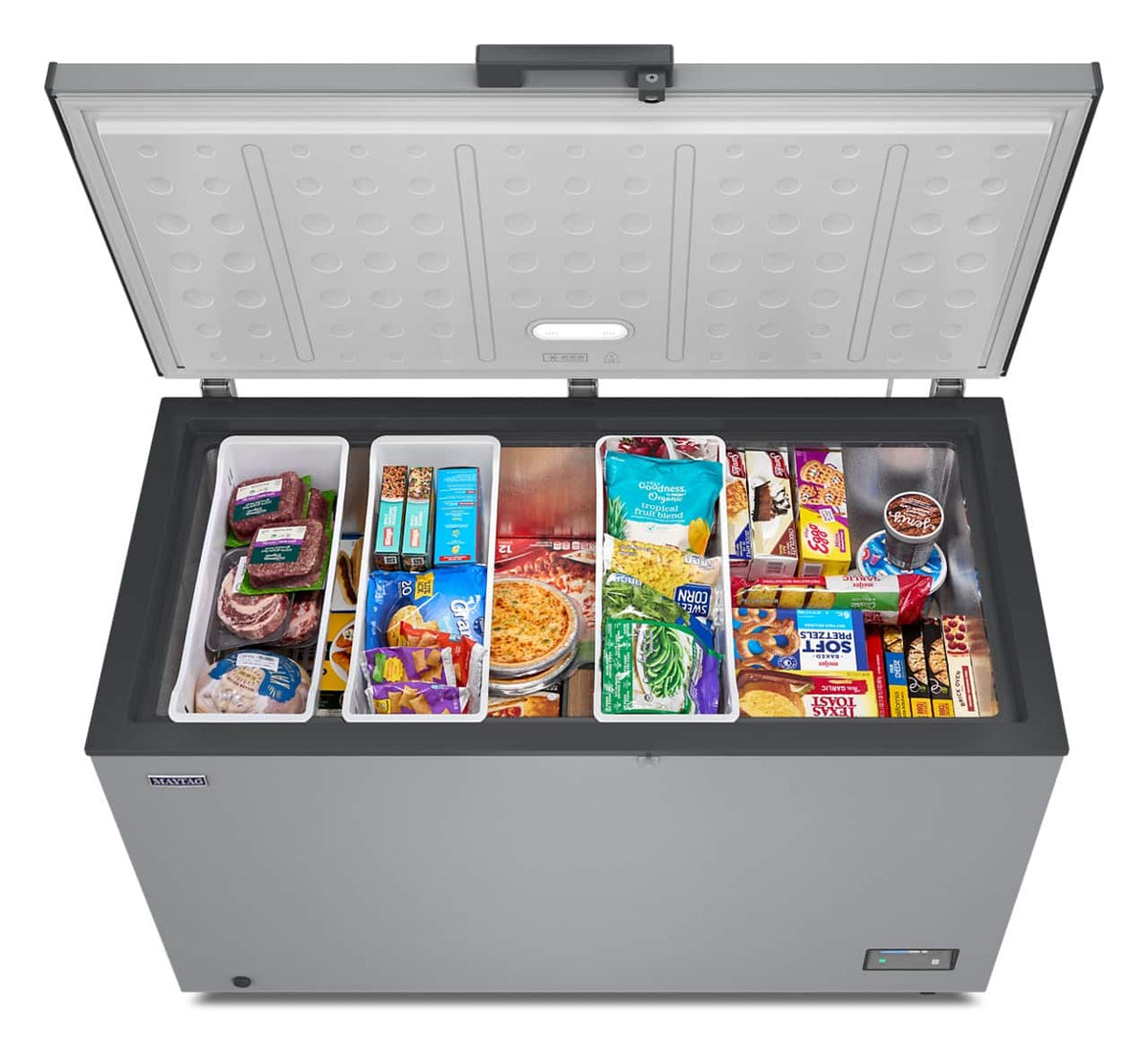 Maytag - Maytag® 16 Cu. Ft. Garage Ready Chest Freezer with Freezer-to-Fridge Convertibility - Gray