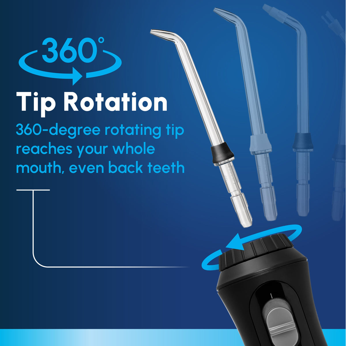 Waterpik - Cordless Plus Water Flosser - Black
