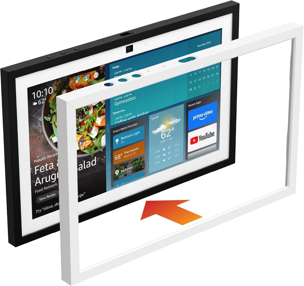 Amazon - Echo Show 15 Frame - White