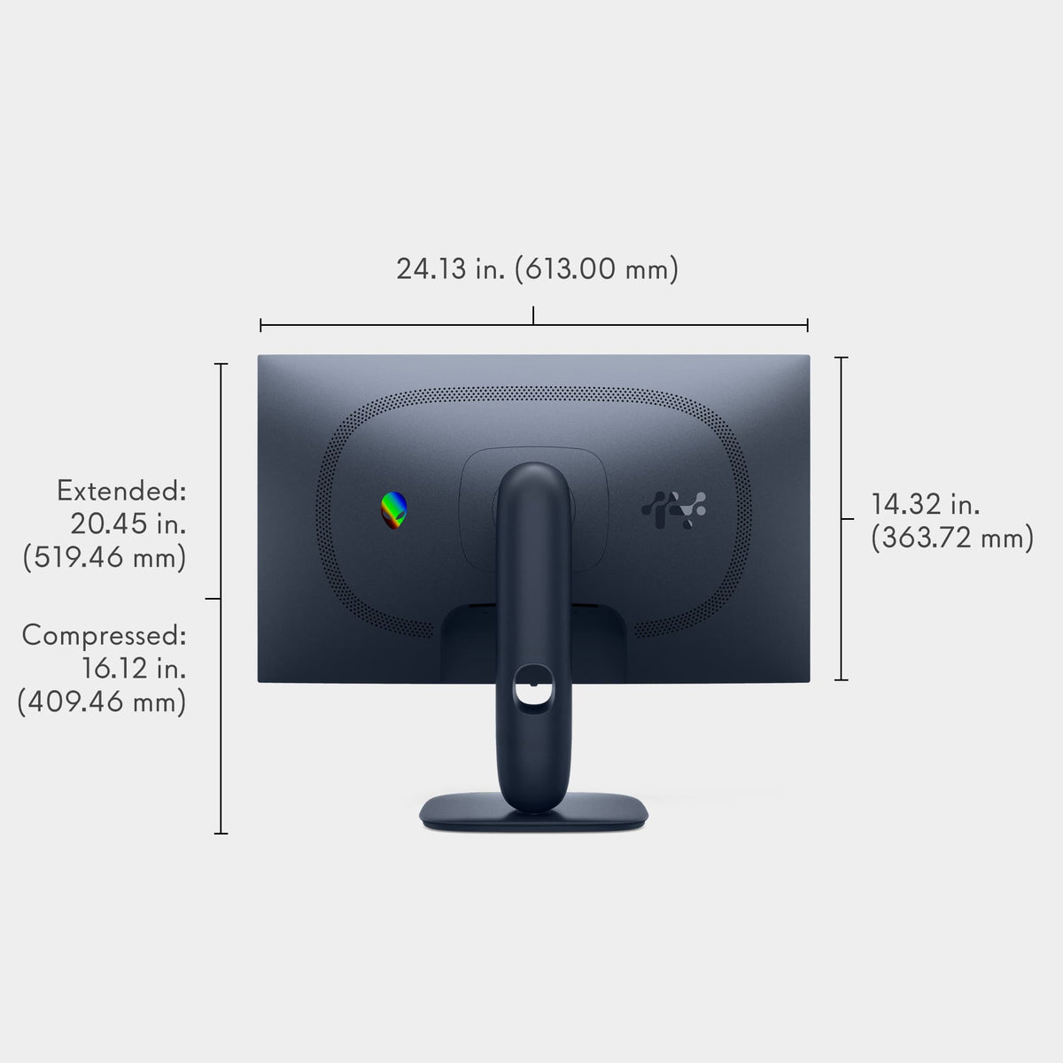 Alienware - AW2725DM 27" IPS LED QHD 180Hz 1ms FreeSync and G-Sync Compatible Gaming Monitor with HDR (HDMI, DisplayPort, USB) - Interstellar Indigo