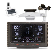 AcuRite - Optimus WiFi Weather Station with Digital Display, Solar Powered Sensor & Mobile App for Remote Monitoring - Black