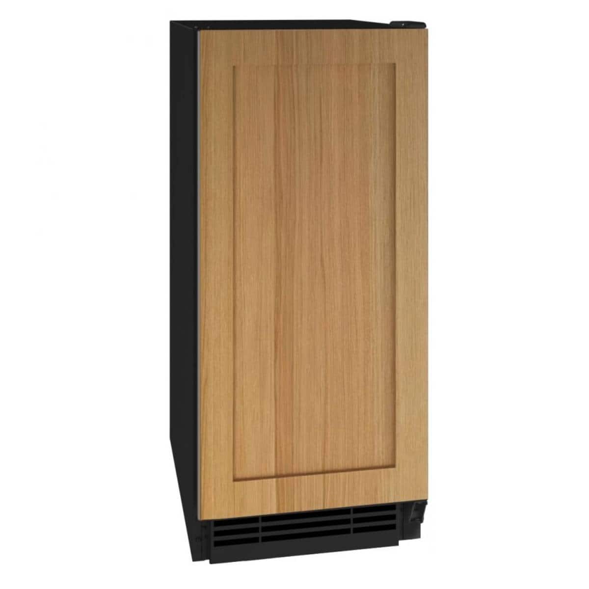 U-Line - 15" 55-Lb. Freestanding Icemaker - Custom Panel Ready