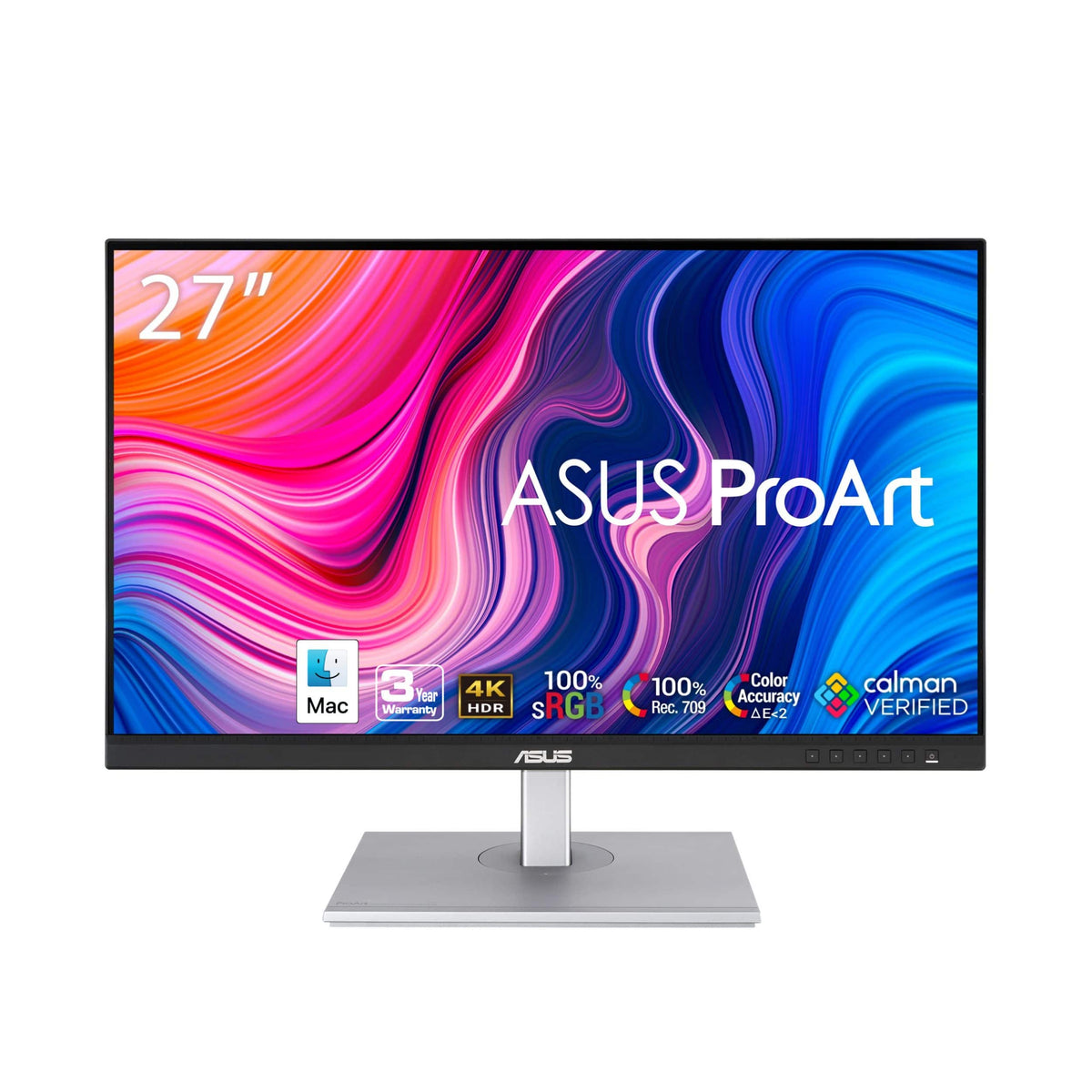 ASUS - ProArt 27" 4K IPS Professional Monitor with HDR (DisplayPort, HDMI, USB-C) - Black