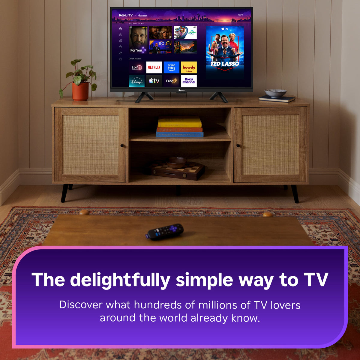 Roku - 65" Class Pro Series 4K QLED Mini-LED Smart RokuTV
