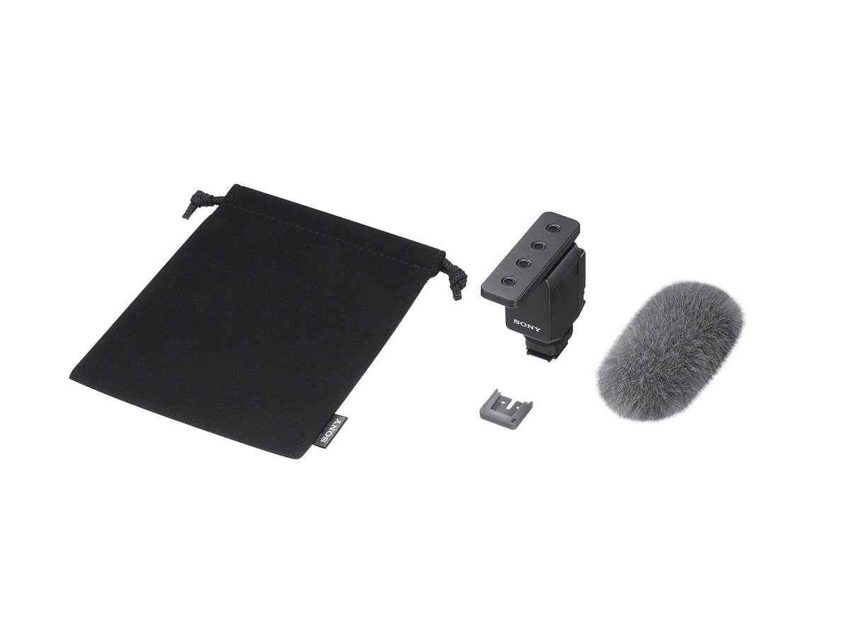 Sony - ECMB10 Multi-directional Shotgun Microphone - Black