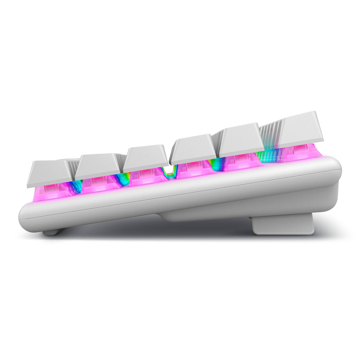 Alienware - Pro 75% Wireless Mechanical Gaming Keyboard with RGB Back Lighting - Lunar Light