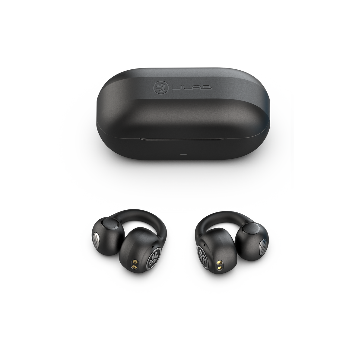 JLab - Flex Open-Clip True Wireless Earbuds - Black
