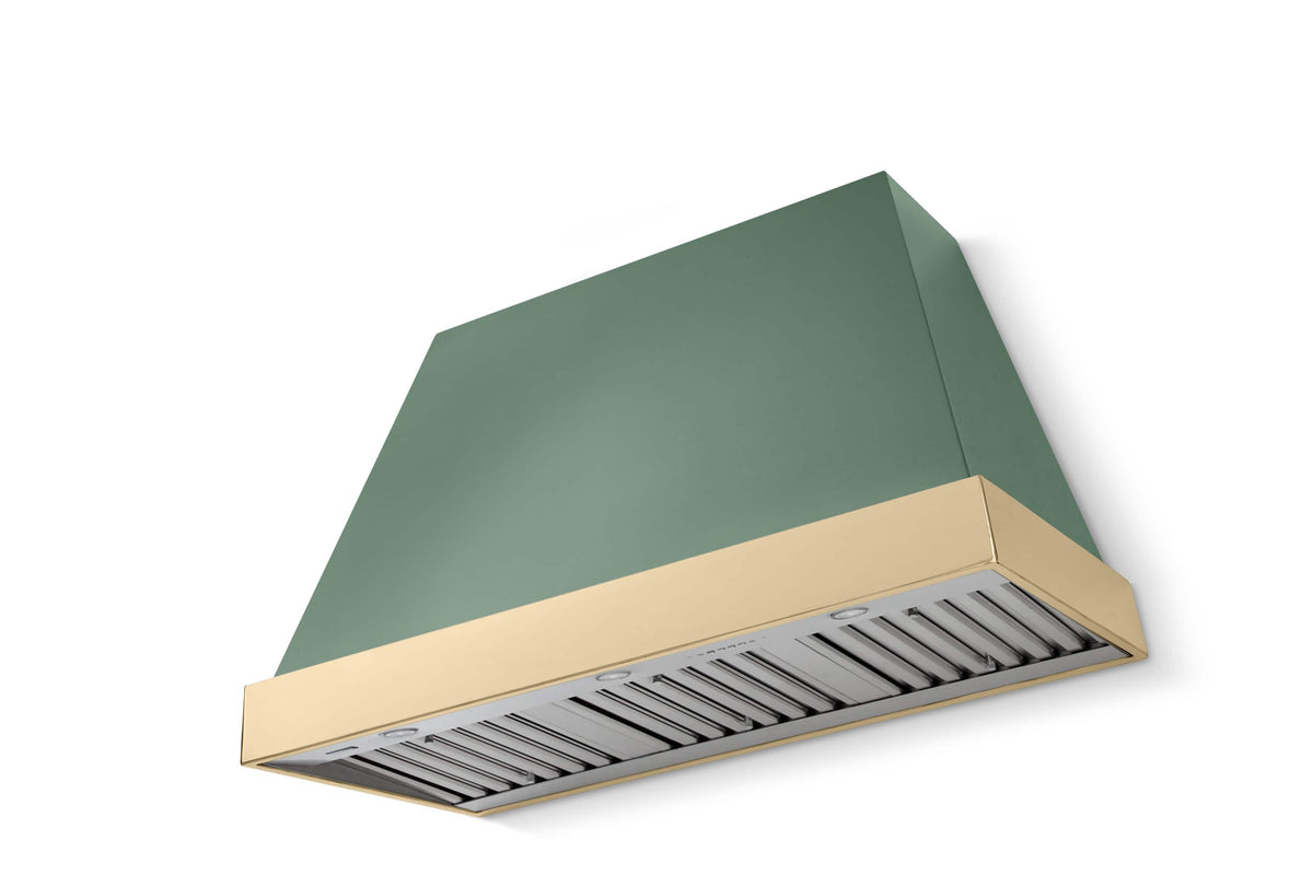 AGA - 48 inches - Externally Vented - Wall Range Hood - Mineral Green