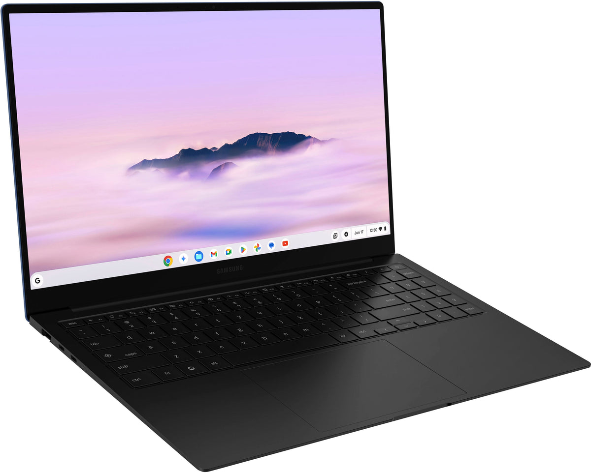 Samsung - Galaxy Chromebook Plus 15.6” with Google AI - AMOLED display – Intel Core 3 – 8GB Memory – 256GB Storage - Neptune Blue