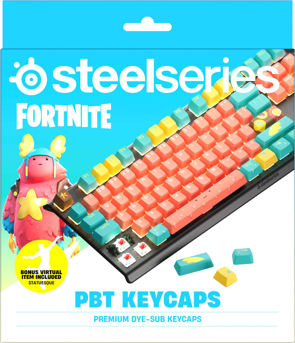 SteelSeries - PBT Accessory Keycaps - Fortnite Guff Edition - Multi