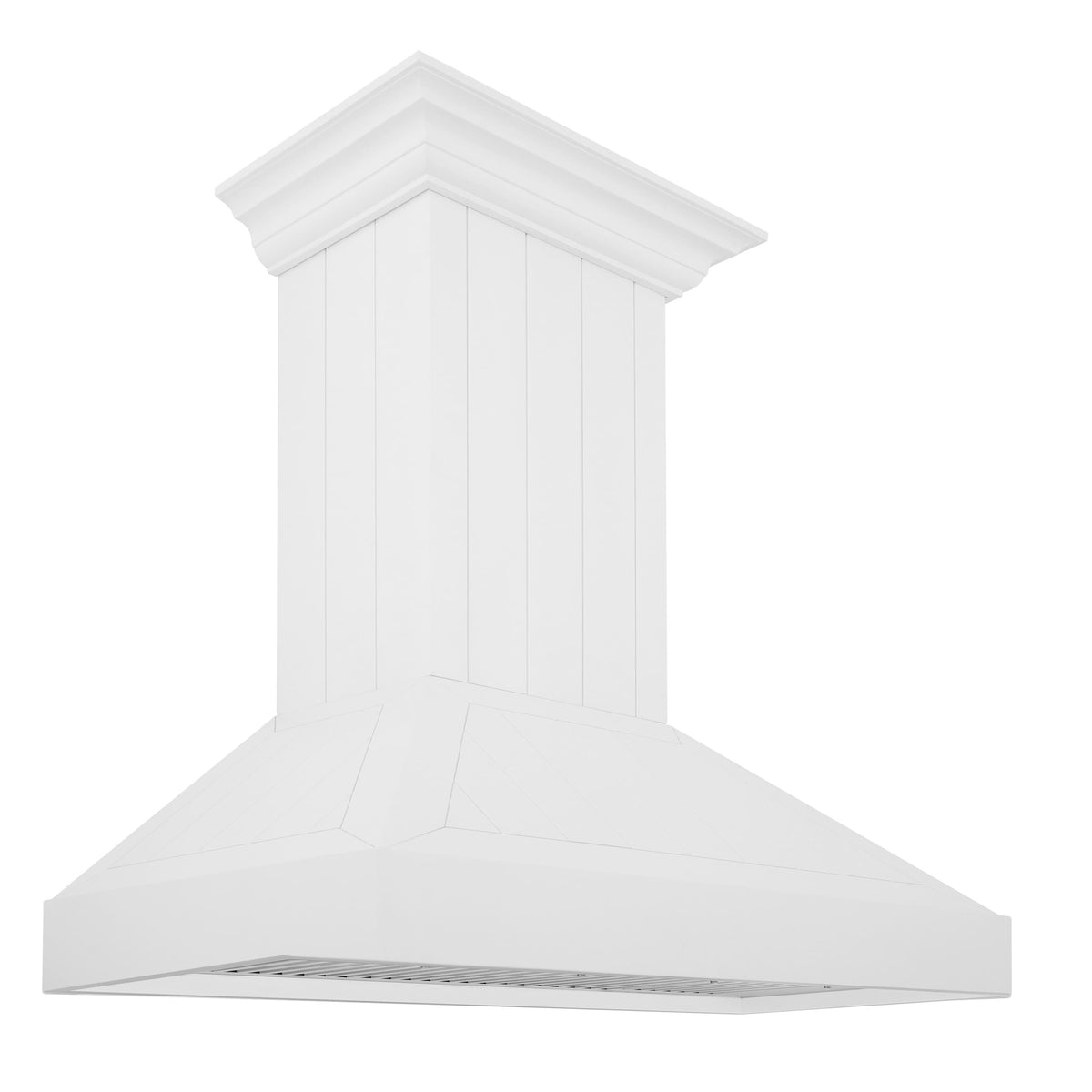 ZLINE - 30 inches - Convertible & Recirculating - Wall Range Hood - Shiplap Bright White