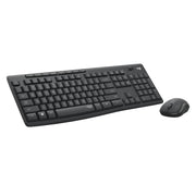 Logitech - MK295 Full-size Wireless Membrane Keyboard and Mouse Combo for Windows and Chrome OS with SilentTouch Technology - Graphite