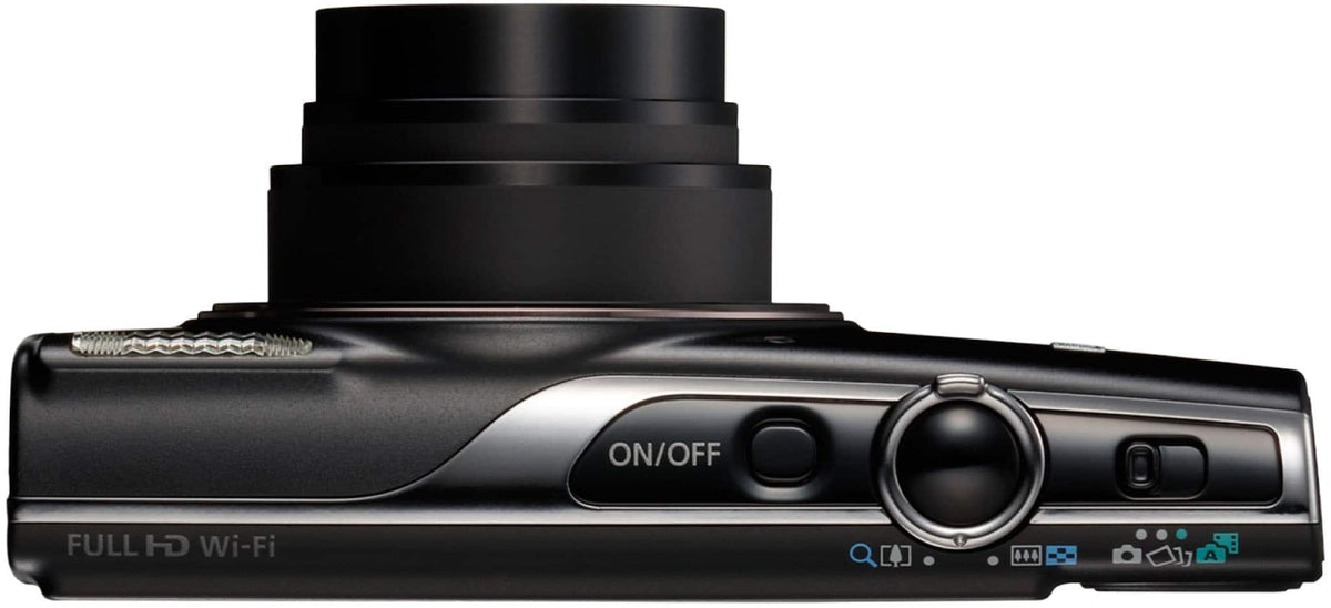 Canon - PowerShot ELPH 360 HS A Full HD Video 20.2-Megapixel Digital Camera - Black