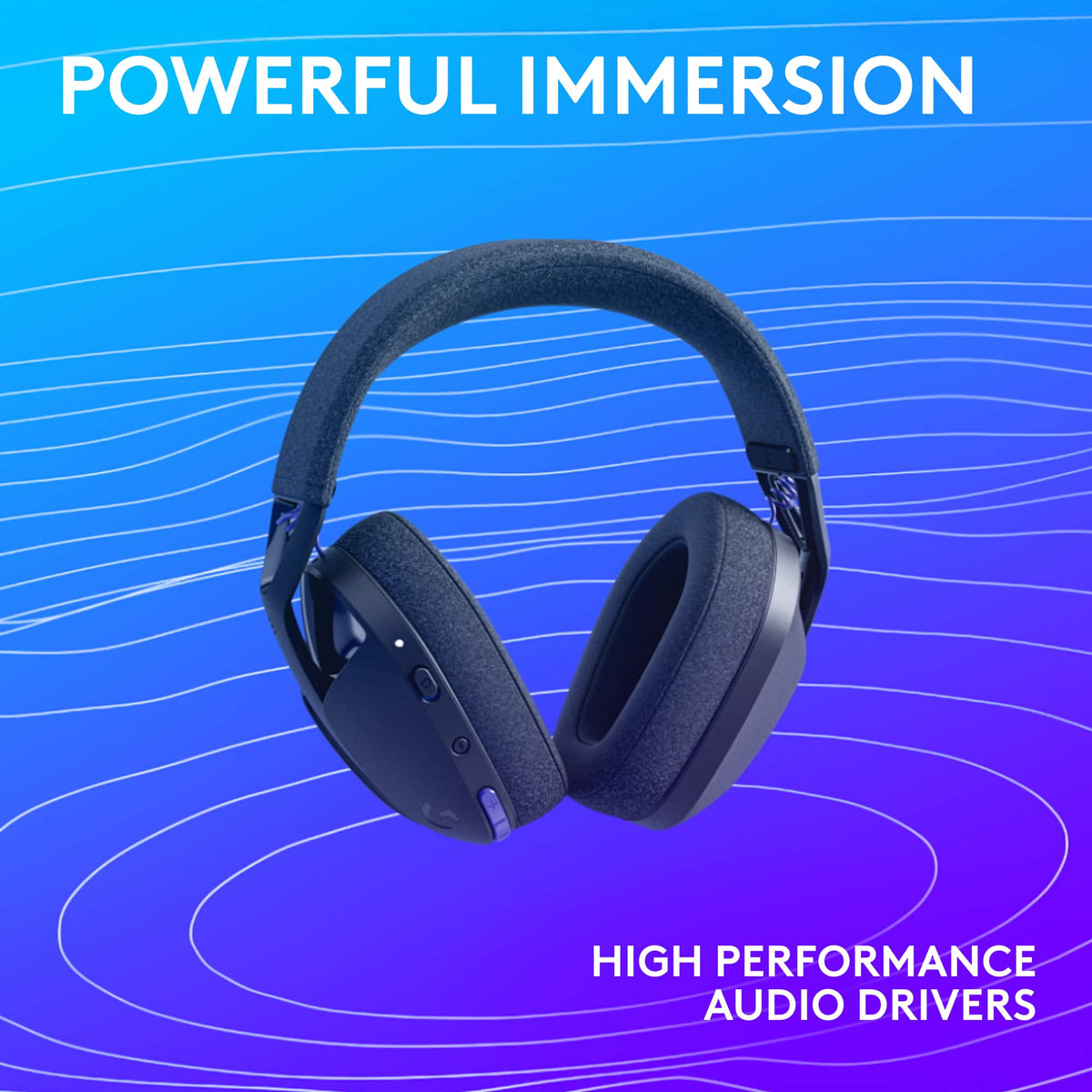 Logitech - G321 LIGHTSPEED Wireless Over-the-EarBluetooth Gaming Headset for Windows, PS4, PS5, Nintendo Switch, Mobile - Black