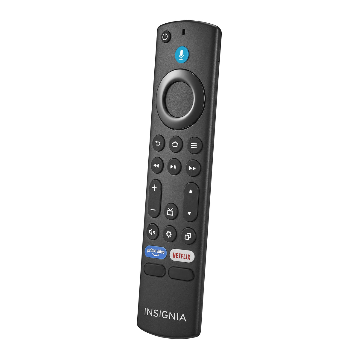 Insignia™ - Fire TV Replacement Remote for Insignia-Toshiba-Pioneer - Black