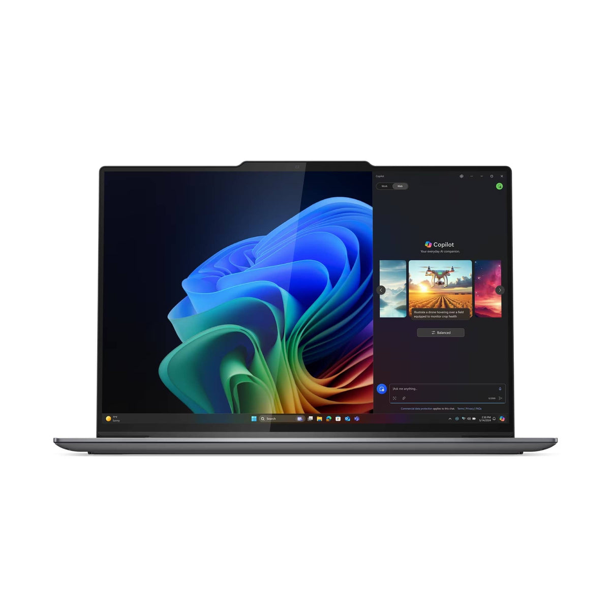 Lenovo - ThinkPad X9-14 Gen 1 - Copilot+ PC - 14" 2K OLED Laptop - Intel Ultra 5 with 32GB Memory - 1TB SSD - Gray