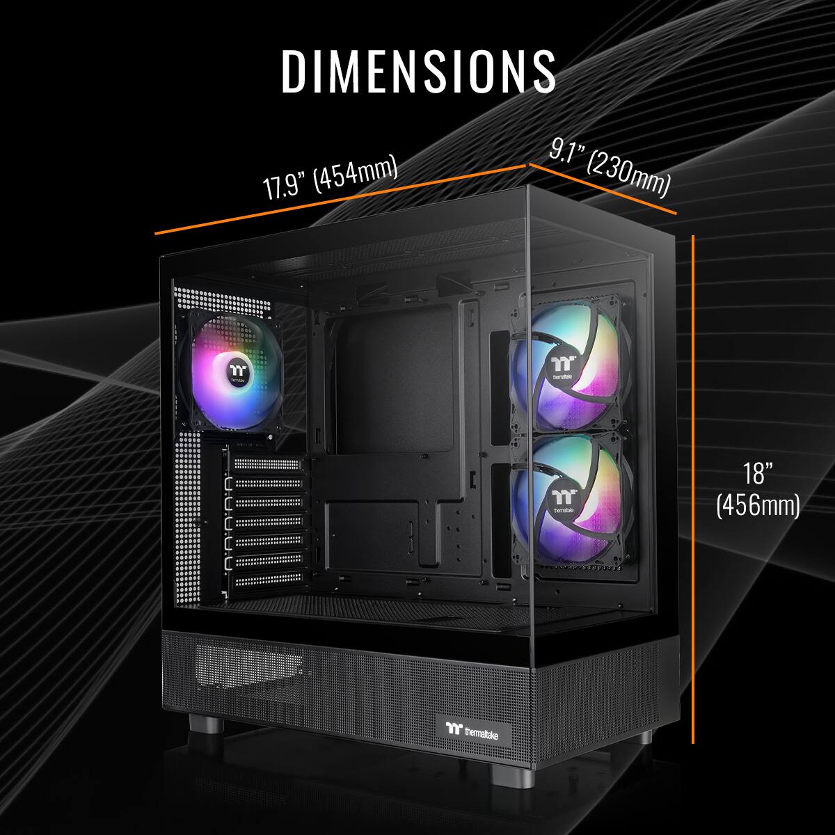 Thermaltake - LCGS View u2670-270 Gaming Desktop Intel Core Ultra 7 265KF 2025, 32GB Memory, NVIDIA GeForce RTX 5070, 1TB SSD NVMe M.2 - Black