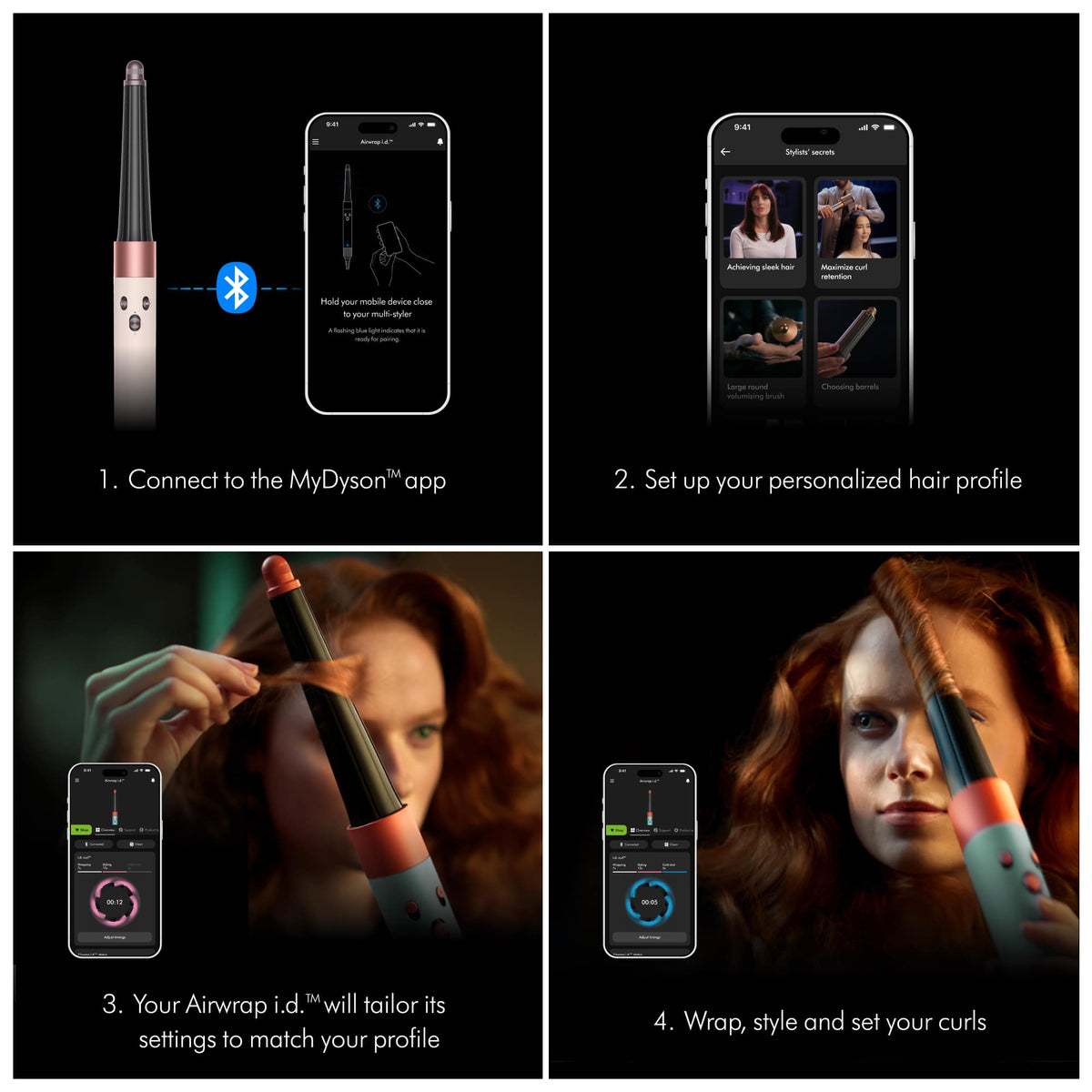 Dyson - Airwrap i.d. Multi-Styler for Curly+Coily Hair - Ceramic Pink/Rose Gold