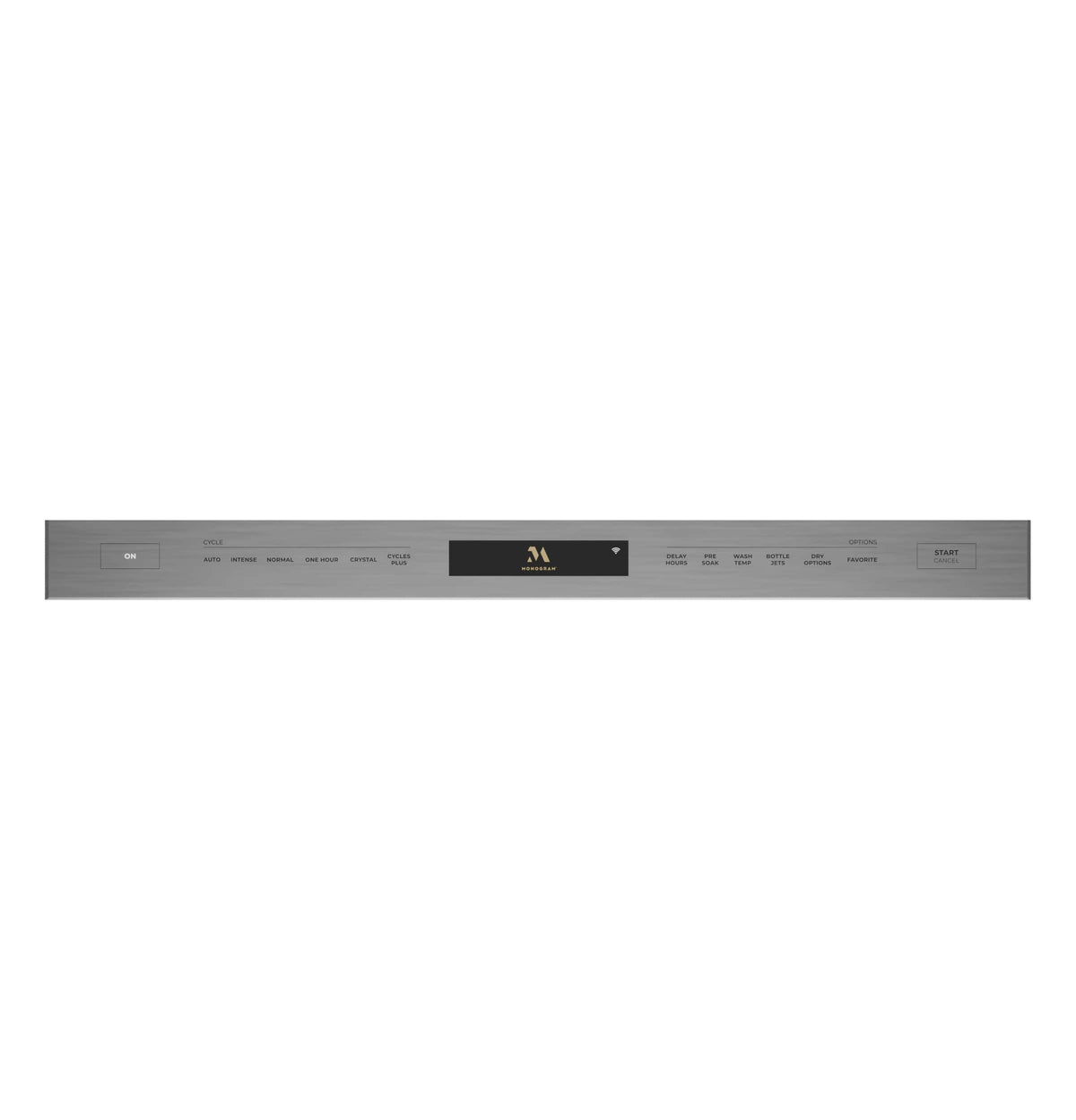 Monogram - 24" Top Control Smart Built-In Stainless Steel Tub Dishwasher w/ Adjustable 3rd Rack, 37 dBA, and Advanced Water System - Stainless Steel