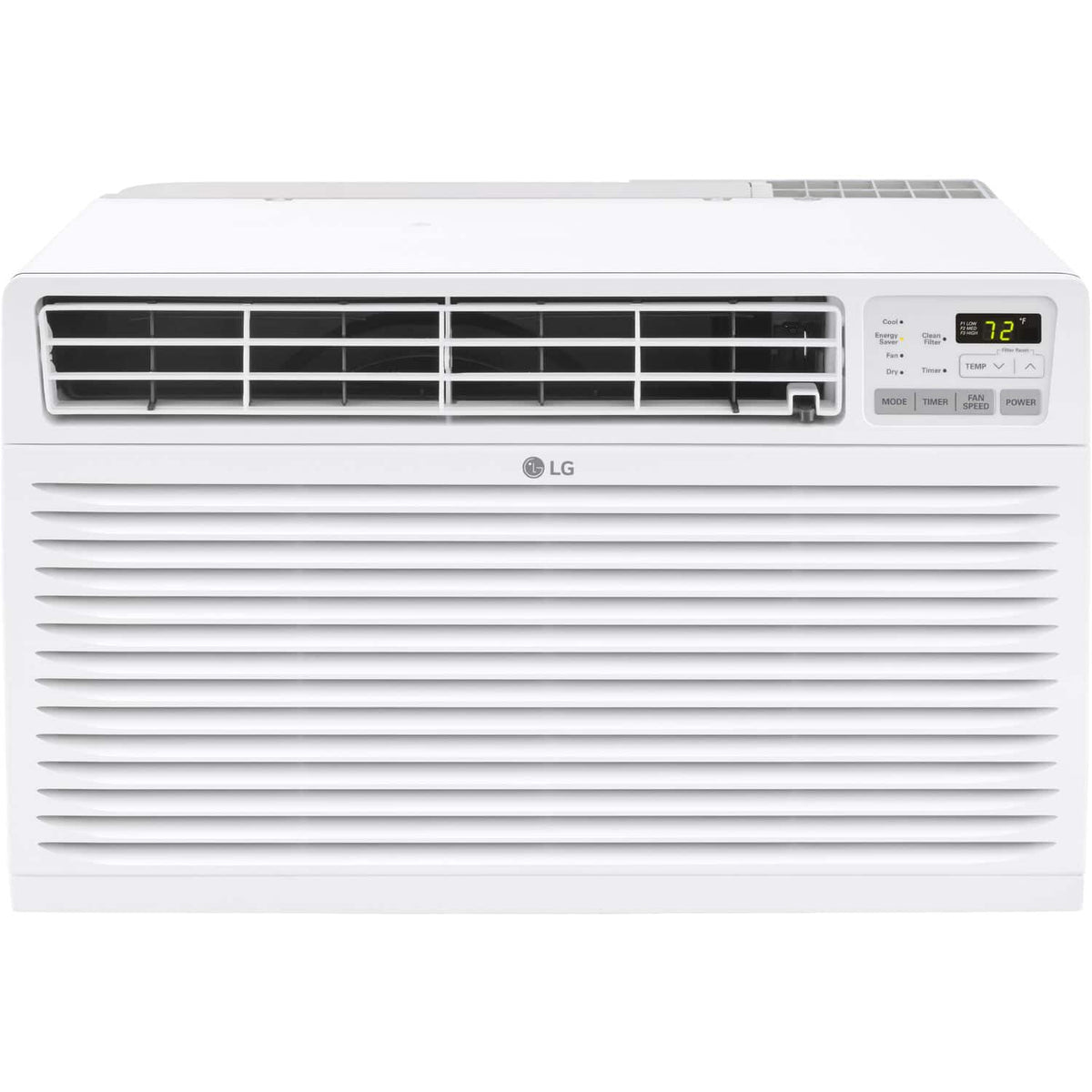 LG - 440 Sq. Ft. 9,500/9,800 BTU 230V Through-the-Wall Air Conditioner - White