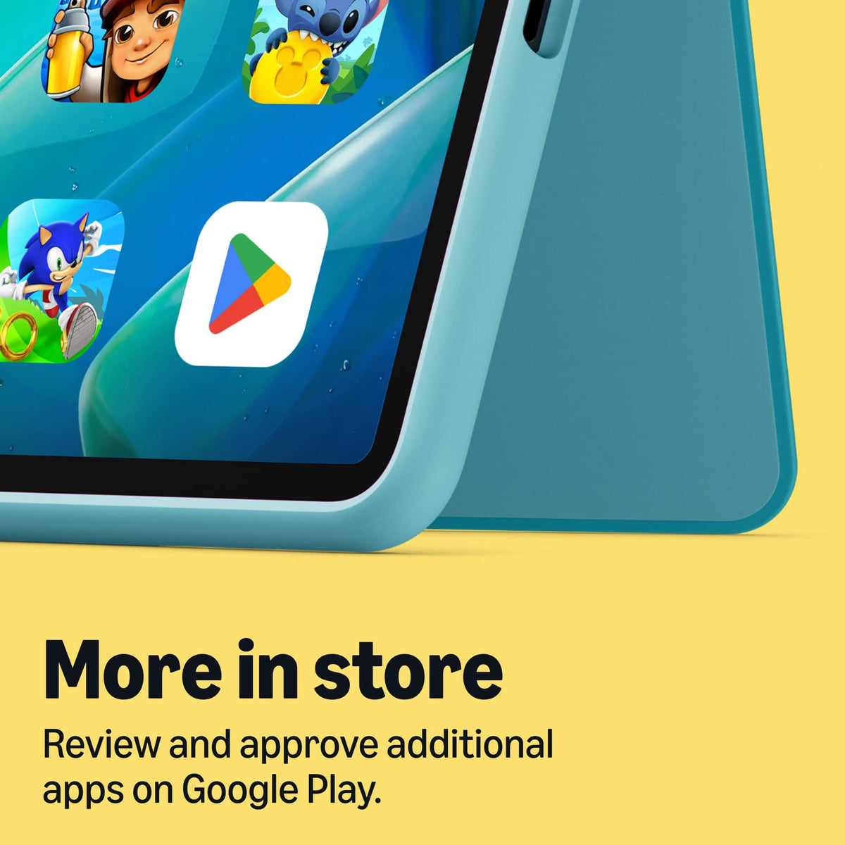 Amazon - Kids Tablet 8 (all-new) ages 6+, 8.7" display, includes 1-year Kids+ content subscription, parental controls - SpongeBob