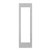 SKS - Transitional Design Panel Kit for Wine Column Left Hinge 24-Inch - Satin Stainless Steel